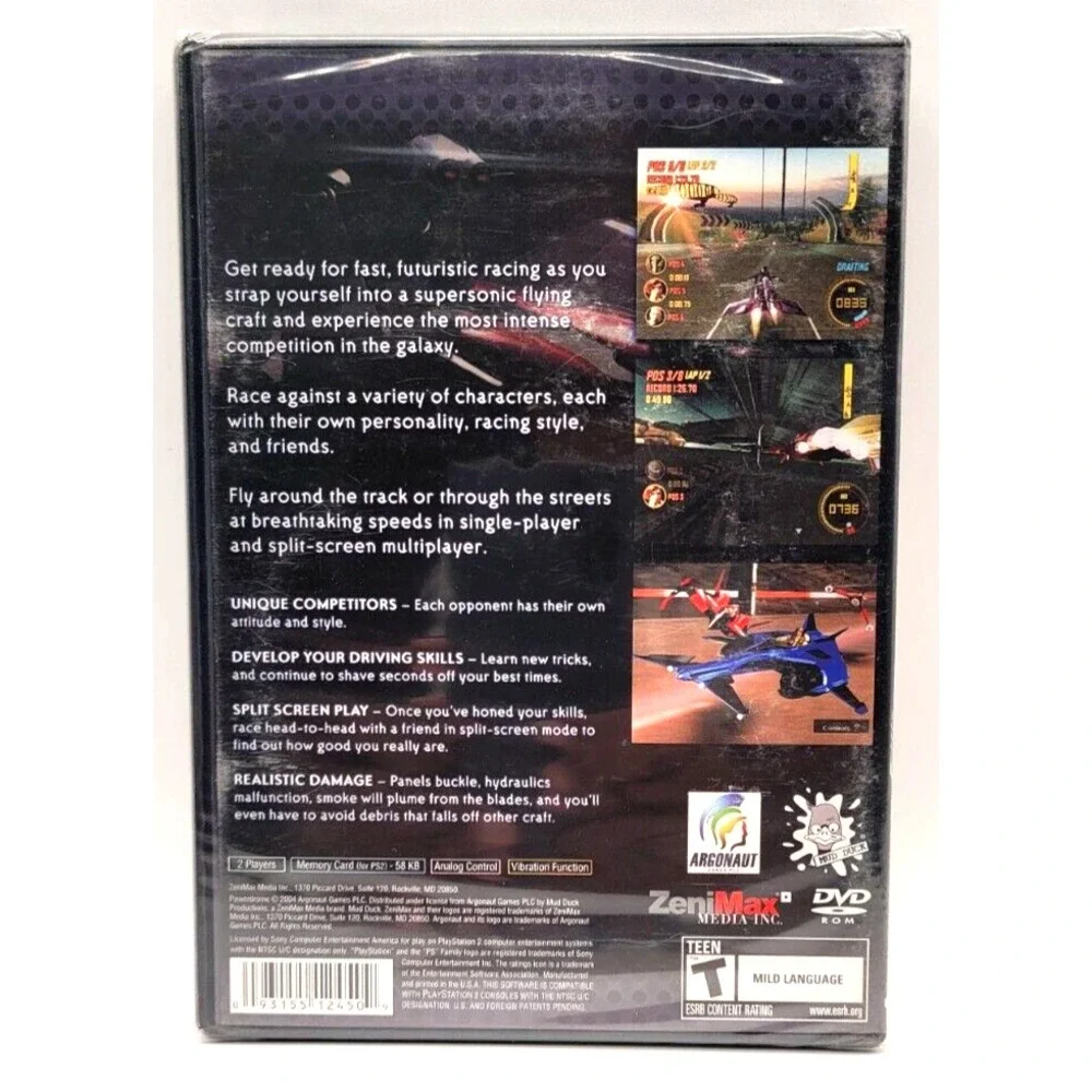 Powerdrome (Sony PlayStation 2, 2004) NEW FACTORY SEALED!‎